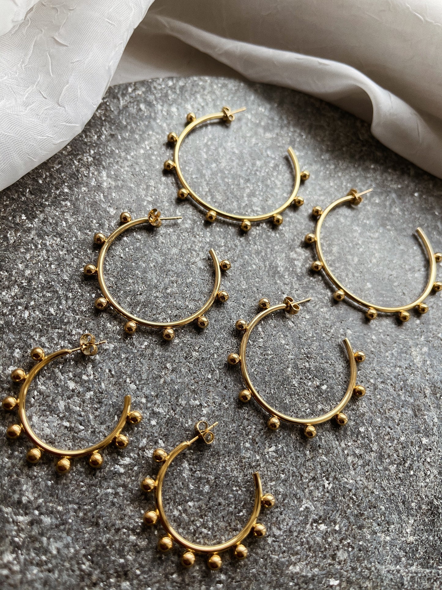 The 'TRICE' Hoop Earrings